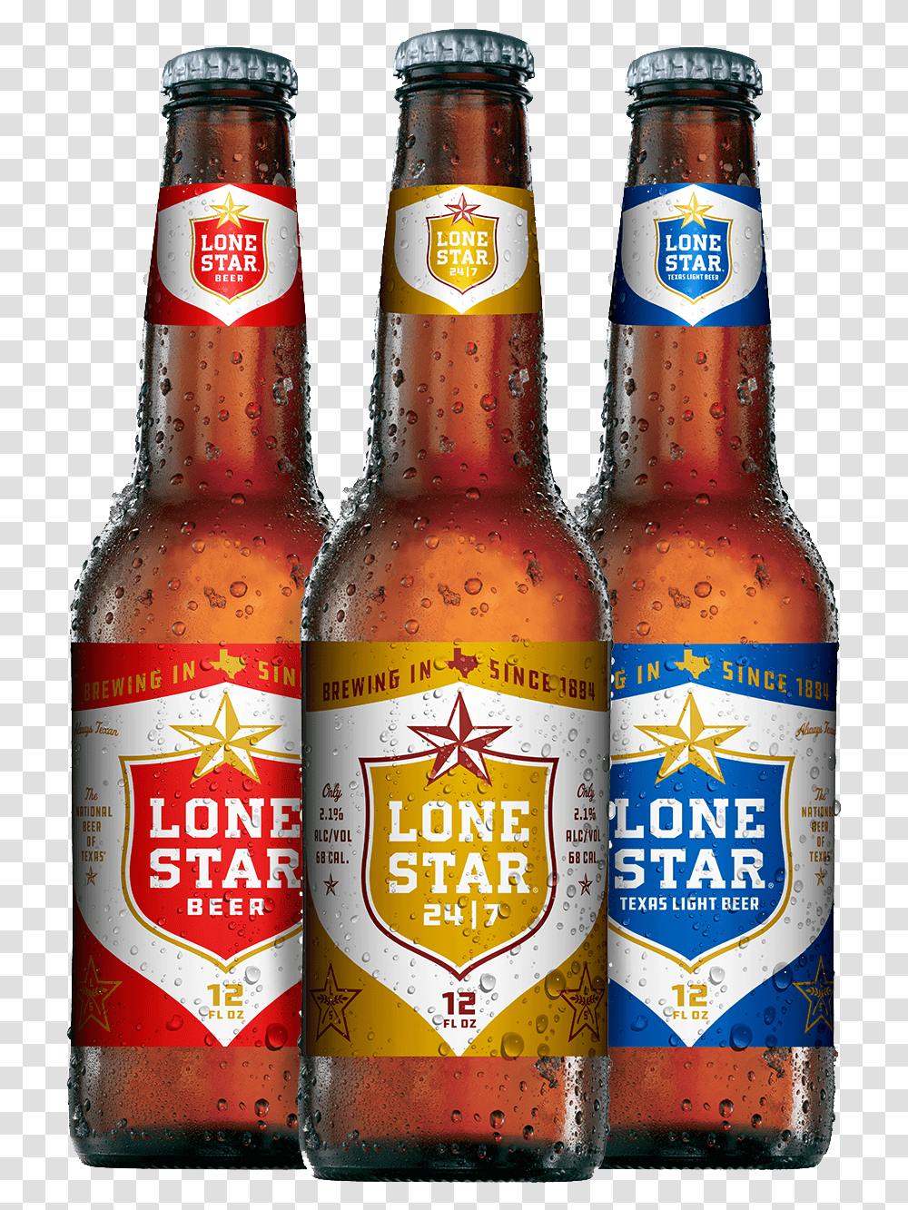 Lone Star Beer, Alcohol, Beverage, Drink, Bottle Transparent Png