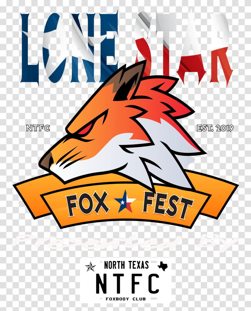 Lone Star Fox Fest Presented Poster, Advertisement, Flyer, Paper, Brochure Transparent Png