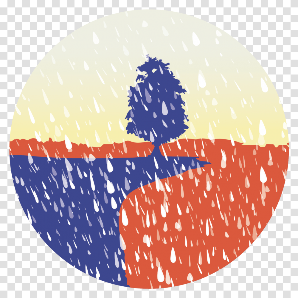 Lone Tree Snowy Storm By Krisszeo Flag Of The United States, Logo, Symbol, Trademark, Sphere Transparent Png