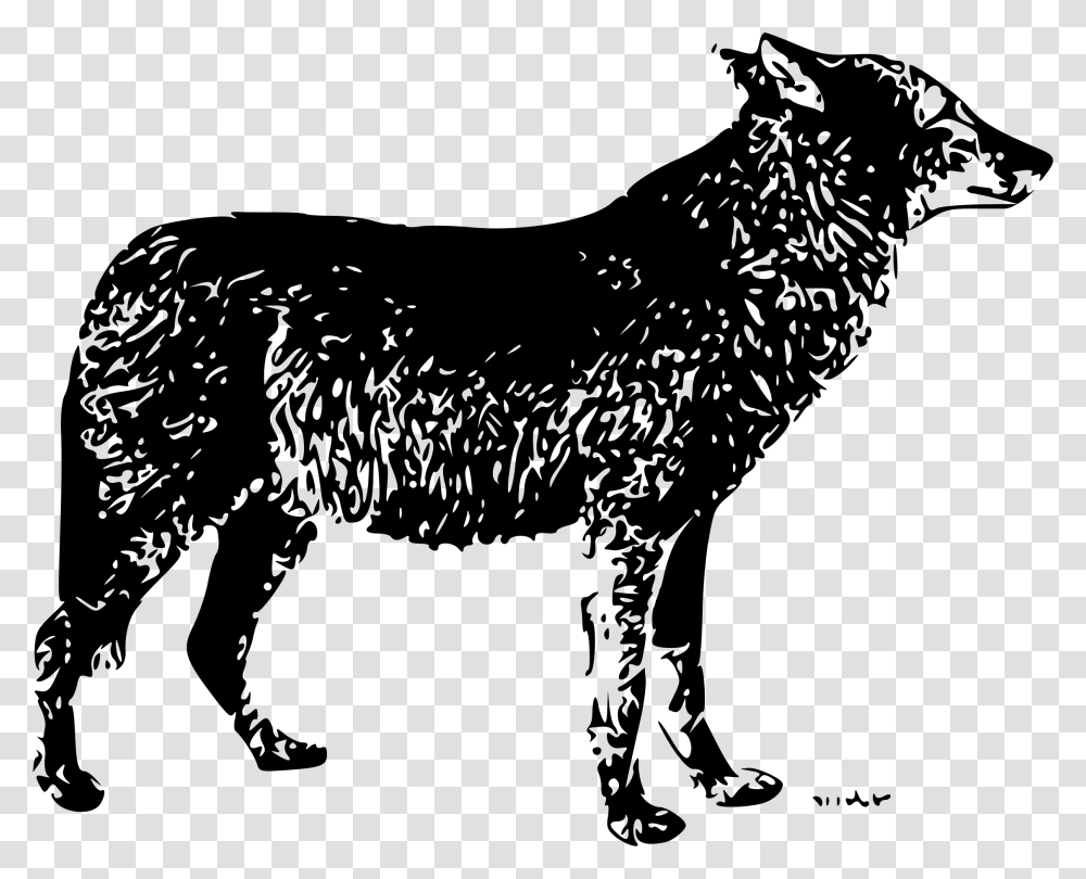 Lone Wolf Clip Arts Public Domain Wolf Vector, Gray Transparent Png