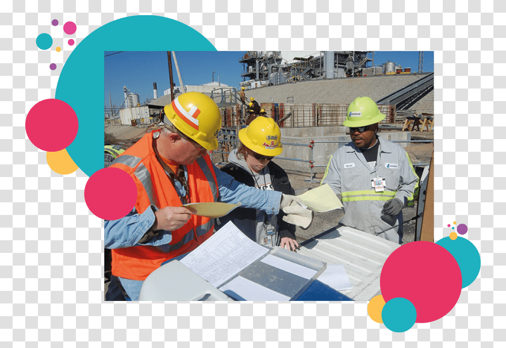 Lone Workers Reduce Stress Meeting Construction Worker, Helmet, Apparel, Person Transparent Png
