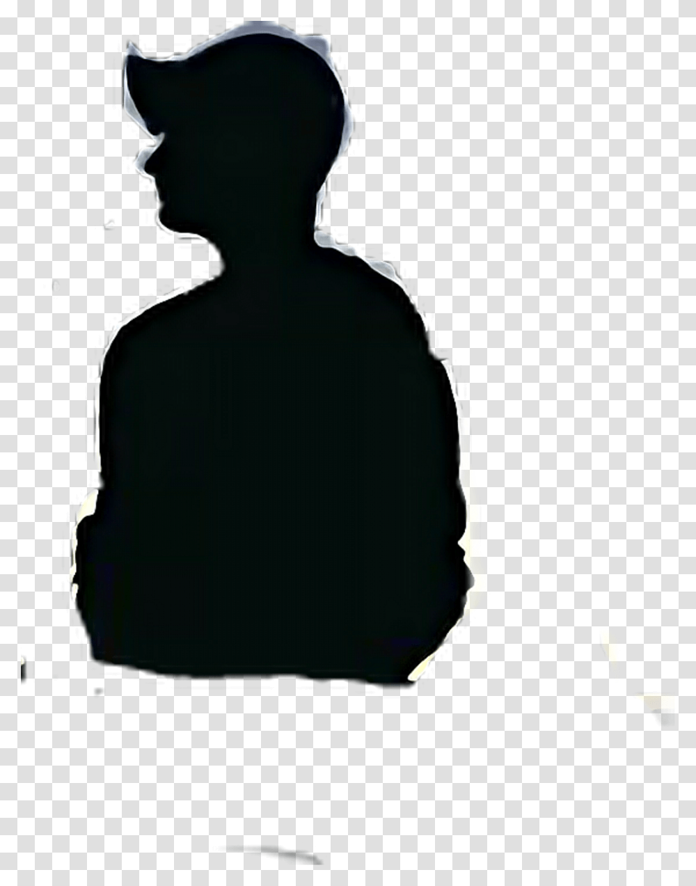 Lonely Shadow Boy Shape Remixme Silhouette, Person, Outdoors, Nature, People Transparent Png