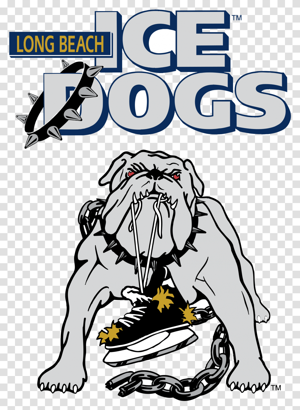 Long Beach Ice Dogs Logo Long Beach Ice Dogs, Statue, Sculpture, Person Transparent Png