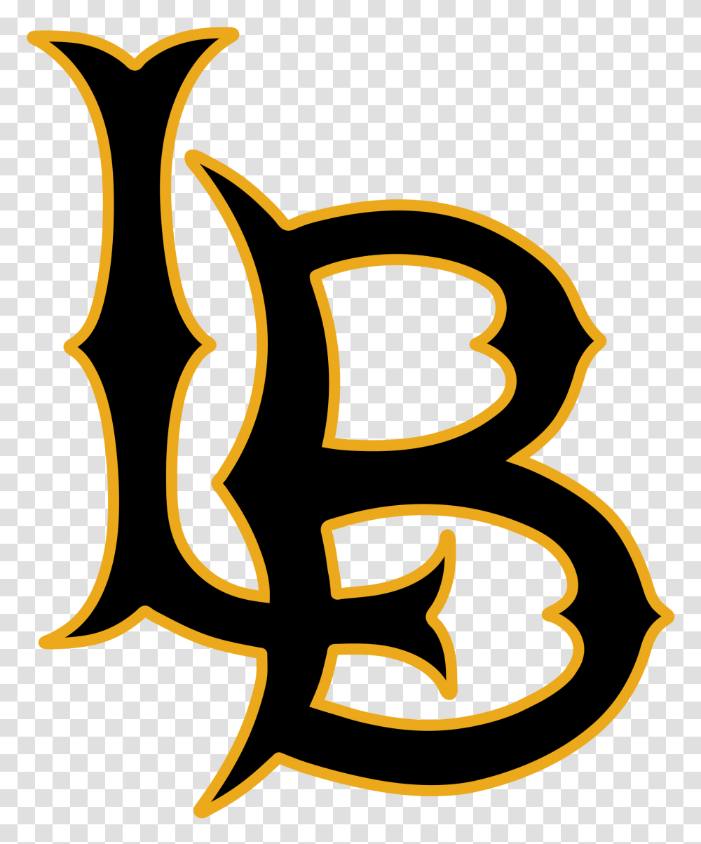 Long Beach State Athletics Logo, Handwriting, Calligraphy, Dynamite Transparent Png
