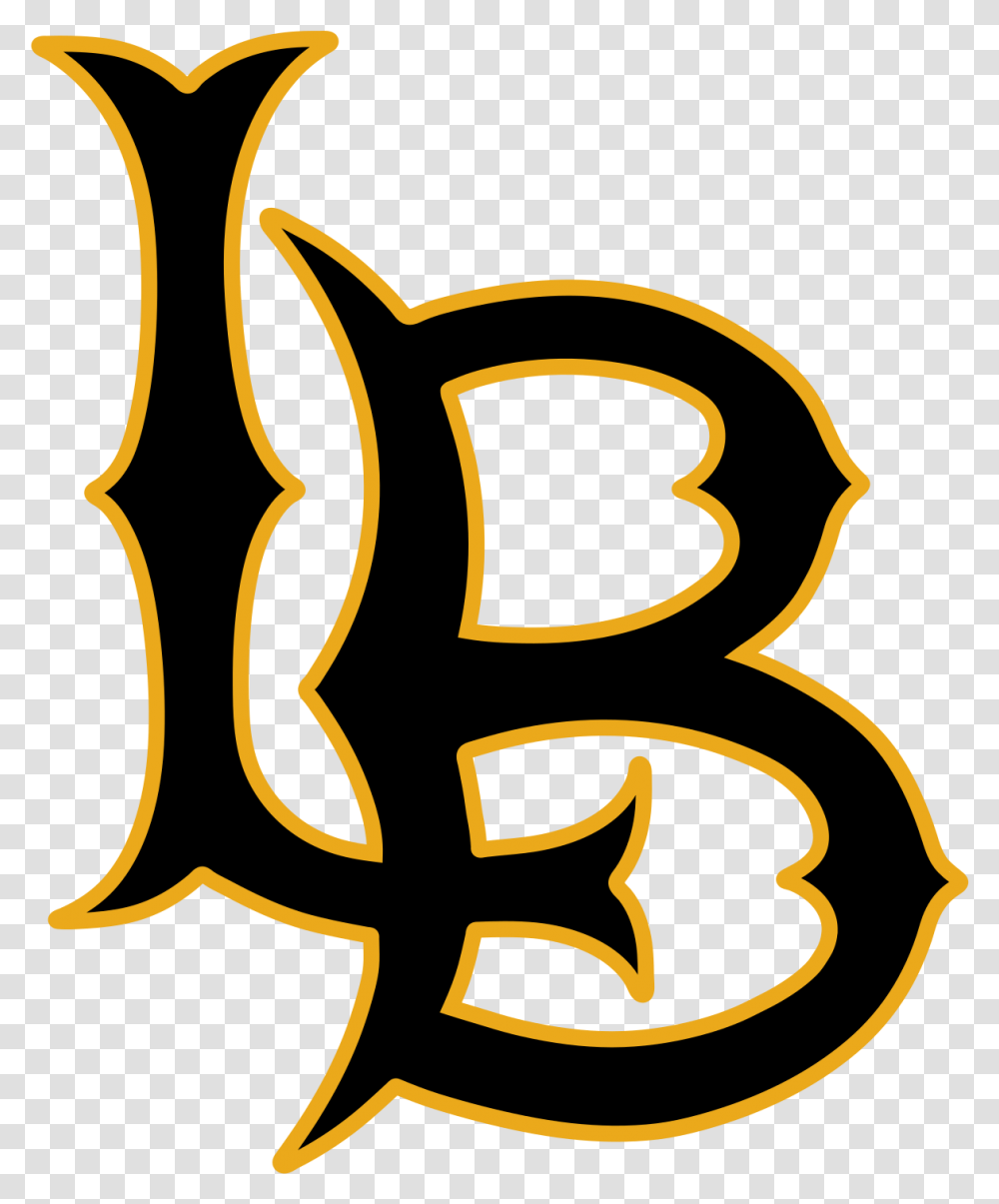 Long Beach State Baseball Logo, Calligraphy, Handwriting, Label Transparent Png