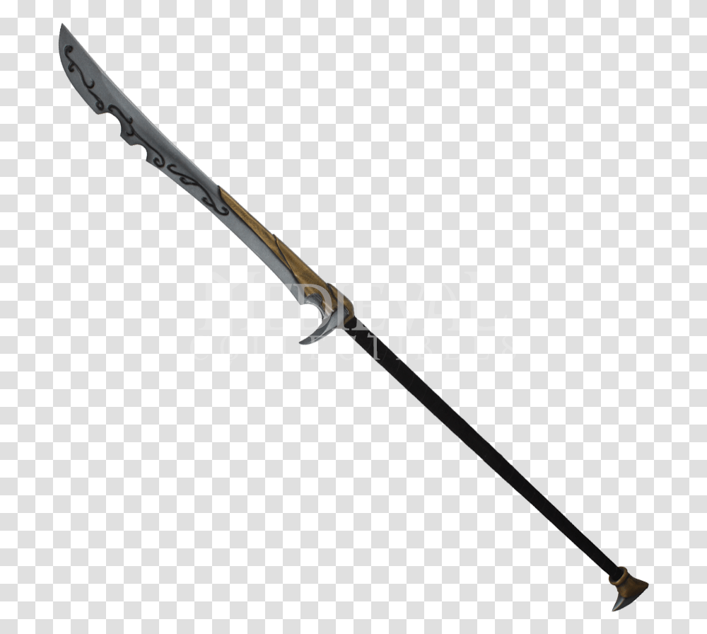 Long Bladed Glaive, Weapon, Weaponry, Spear, Bow Transparent Png