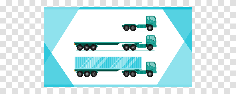 Long Cargo Truck Trailer Truck, Vehicle, Transportation, Automobile Transparent Png
