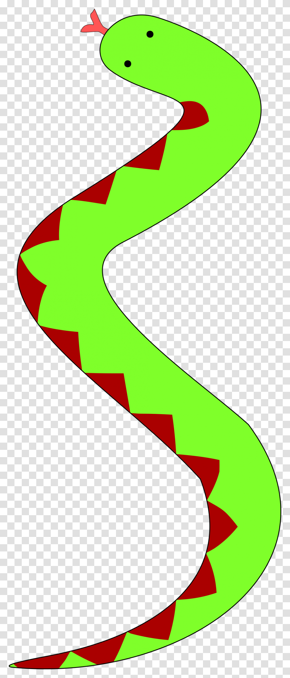 Long Cartoon Snake Clipart, Label, Gecko, Lizard Transparent Png