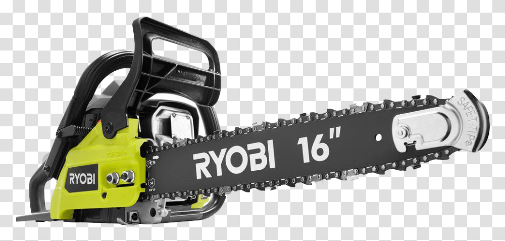 Long Chainsaw Image Ryobi Garden, Chain Saw, Tool, Lawn Mower Transparent Png