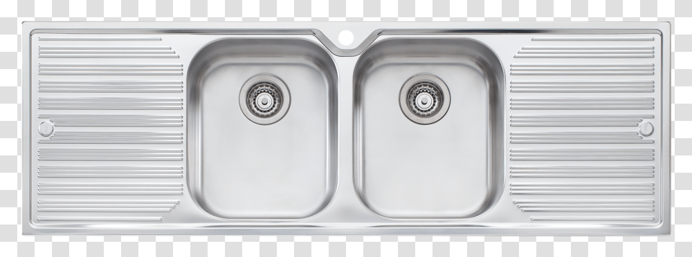 Long Clip Sink Double Bowl Double Drainer Kitchen Sink, Double Sink, Jacuzzi, Tub, Hot Tub Transparent Png