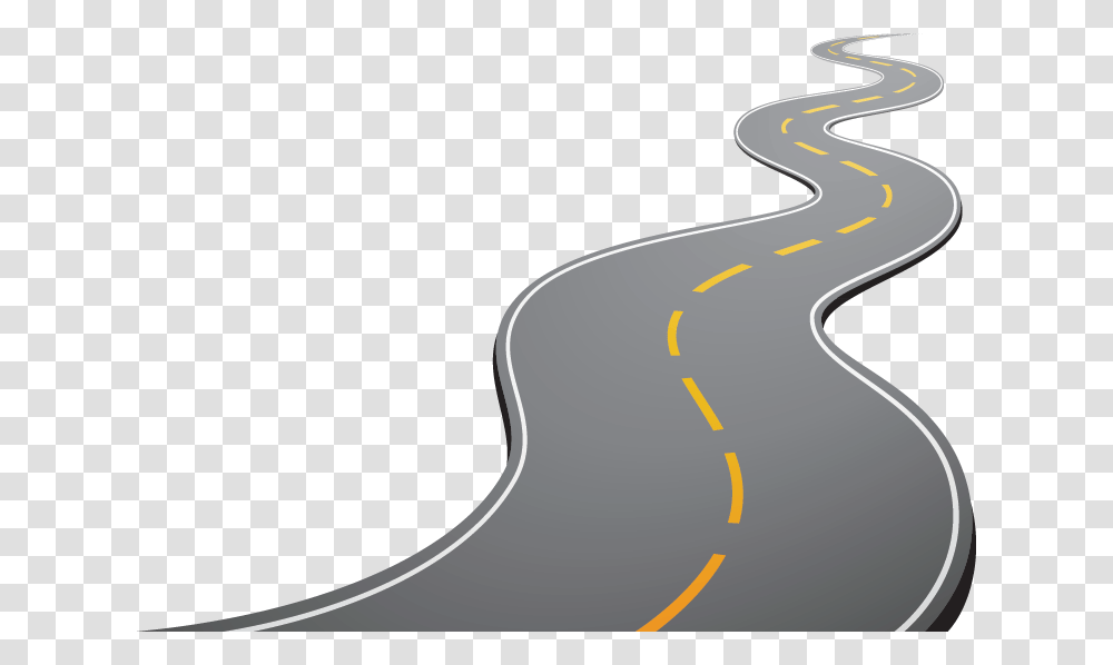 Long Clipart Curvy Road, Freeway, Highway, Intersection, Shovel Transparent Png