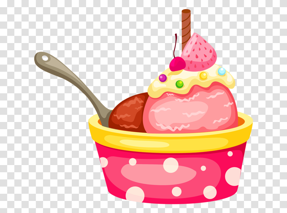 Long Clipart Ice Cream Cup Of Ice Cream Clip Art, Dessert, Food, Creme, Birthday Cake Transparent Png