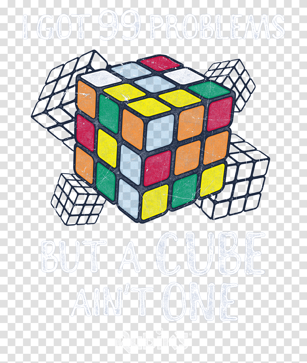 Long Cube Got 99 Problems But A Cube Ain T One, Rubix Cube Transparent Png