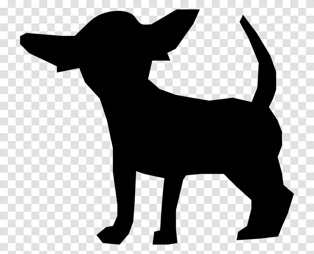 Long Haired Chihuahua Puppy Silhouette Pet, Gray, World Of Warcraft Transparent Png
