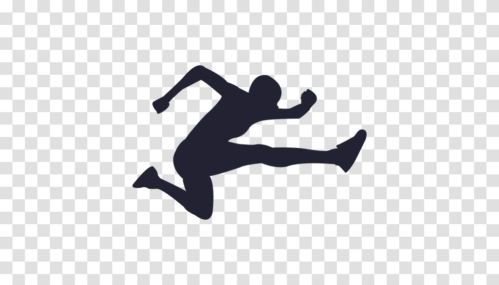 Long Jump Athlete Silhouette, Kicking, Person, Sport, People Transparent Png