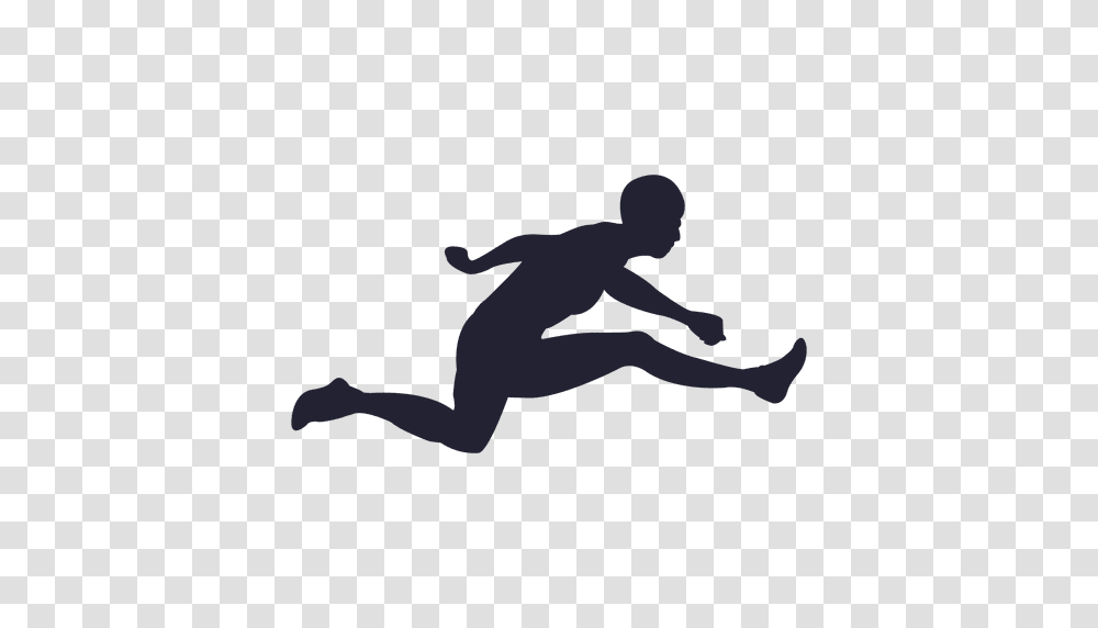 Long Jumping Boy Silhouette, Person, Human, Kicking, People Transparent Png