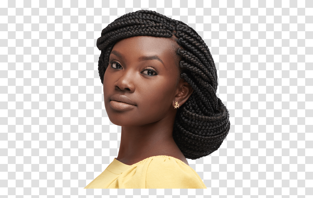 Long Pamoja Braid The Budget Friendly Styles Darling Hair Styles Braids For Ladies, Face, Person, Human, Head Transparent Png