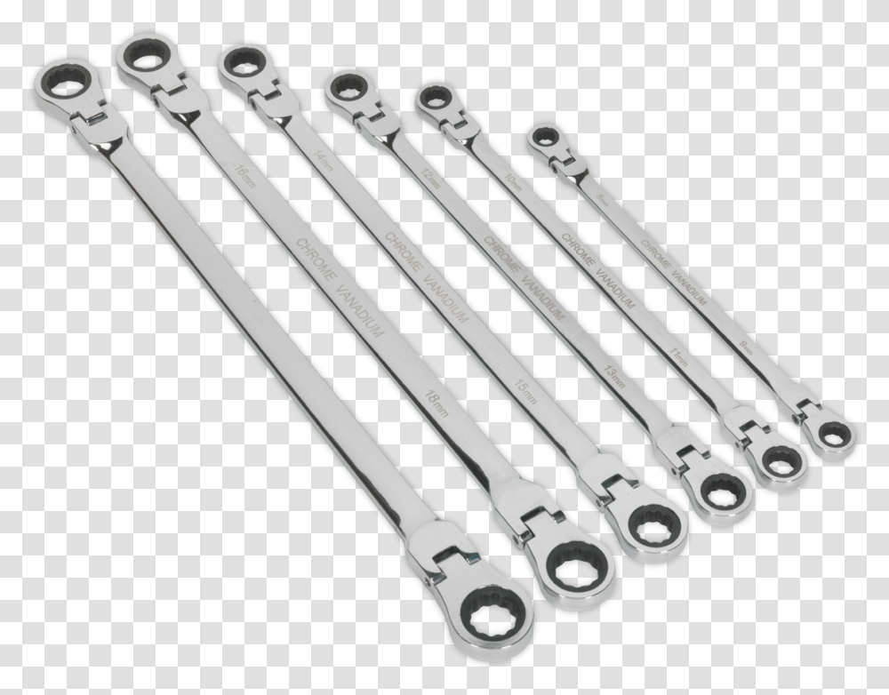 Long Ratchet Ring Spanners, Wrench, Pen Transparent Png