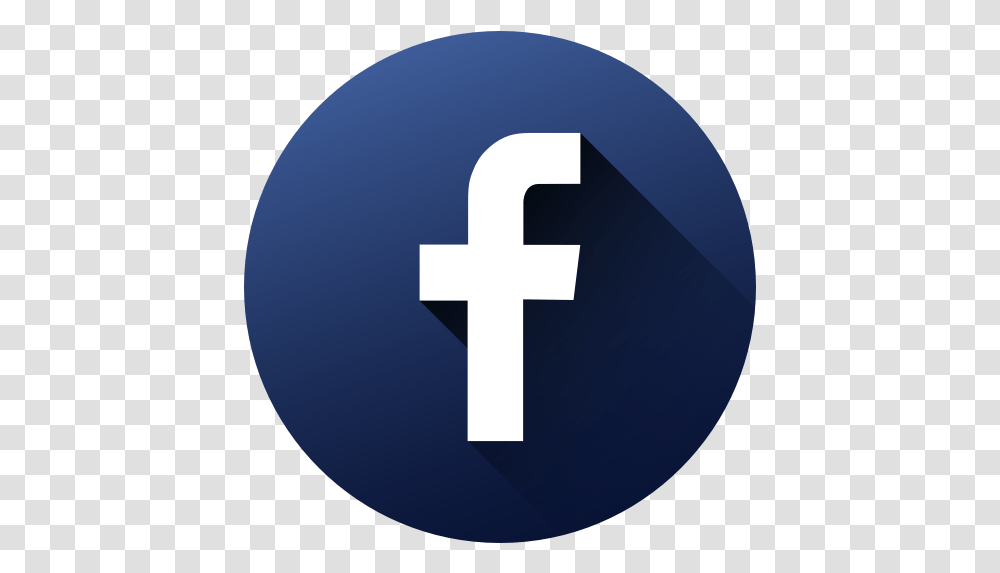 Long Shadow High Quality Facebook Logo, Symbol, Text, Word, Trademark Transparent Png