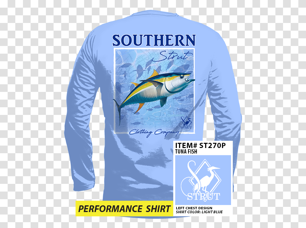 Long Sleeve T Shirts Southern, Apparel, Fish, Animal Transparent Png