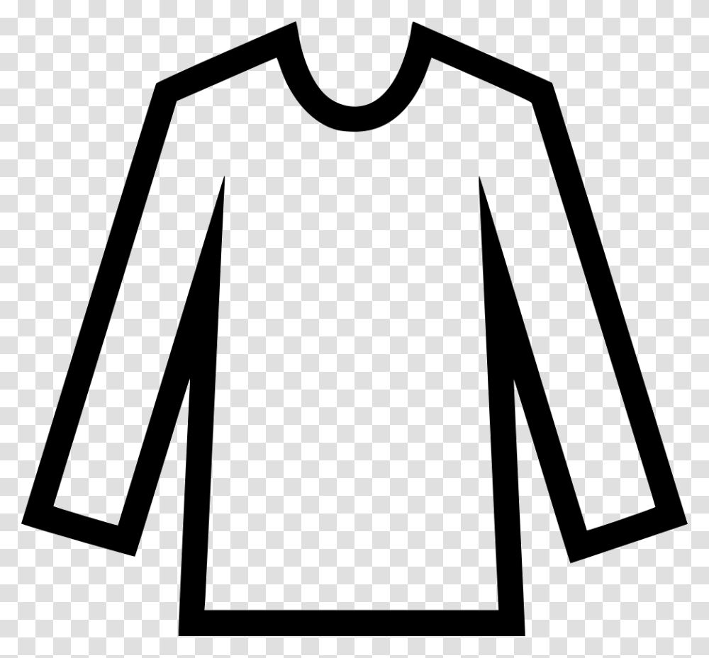 Long Sleeved T Shirt Long Sleeved T Shirt Clip Art, Apparel Transparent Png