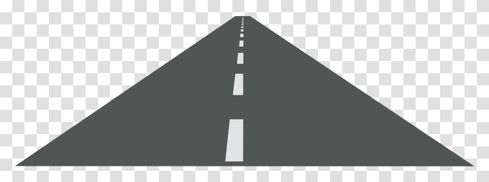Long Straight Road Vector, Highway, Freeway, Triangle, Tarmac Transparent Png