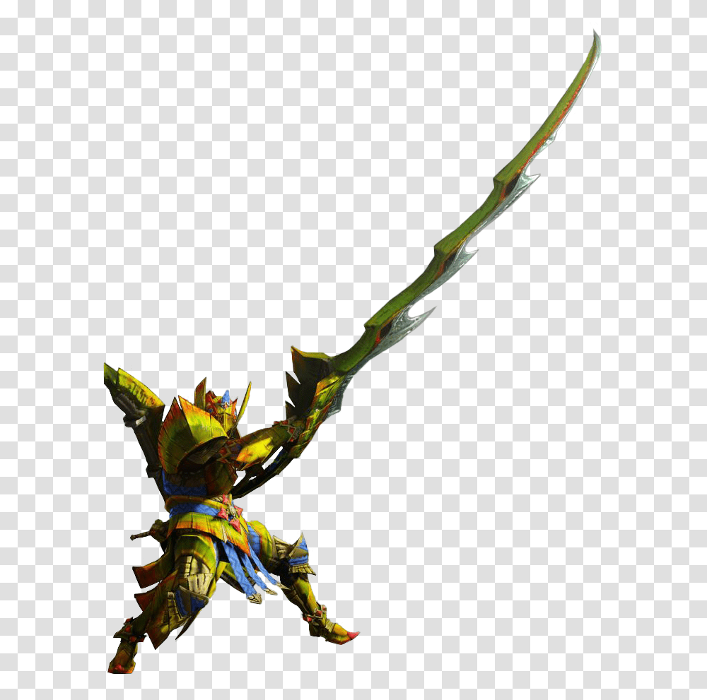 Long Sword Equipment Render 001 Monster Hunter Najarala Longsword, World Of Warcraft, Person, Human, Legend Of Zelda Transparent Png