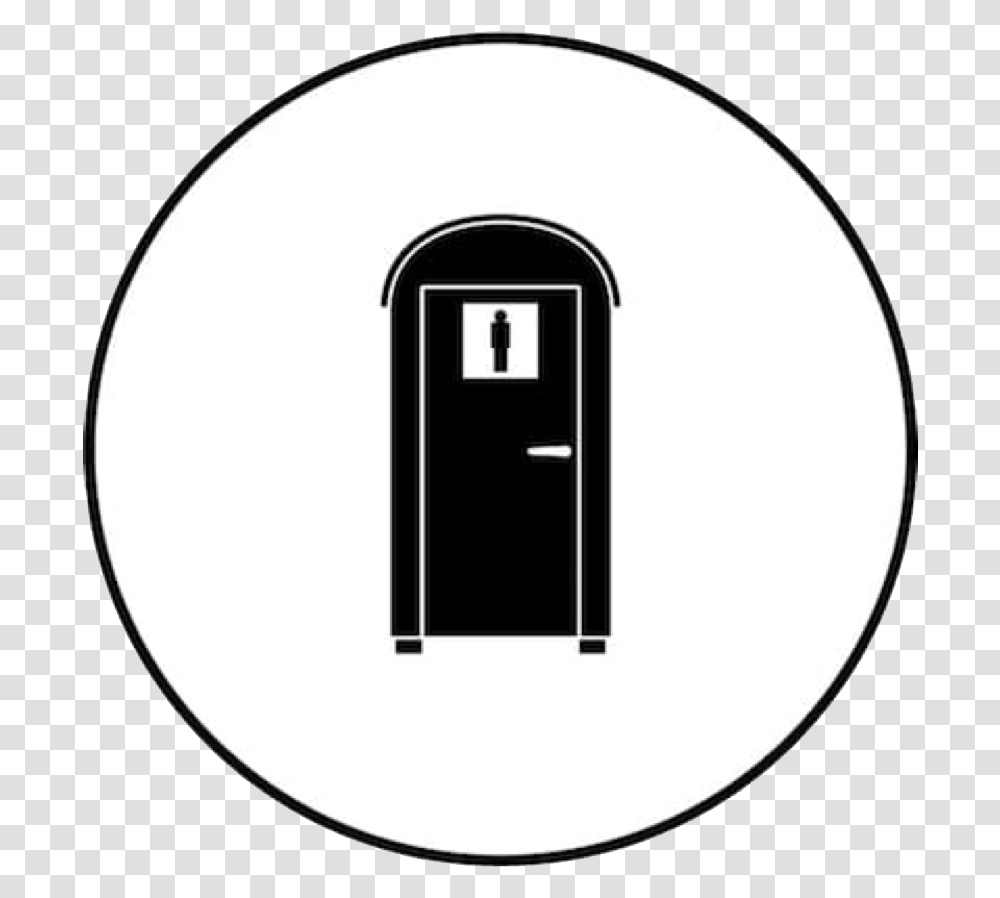 Long Term Hire Services Portable Restroom Icon, Lock, Disk, Security Transparent Png