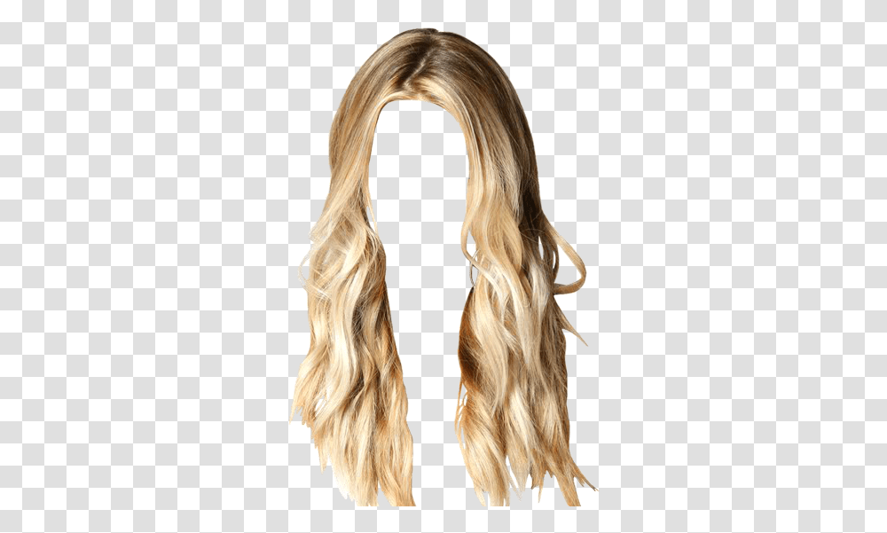 Long Wavy Light Blonde Hairstyle Long Blonde Hair, Person, Human, Ponytail Transparent Png