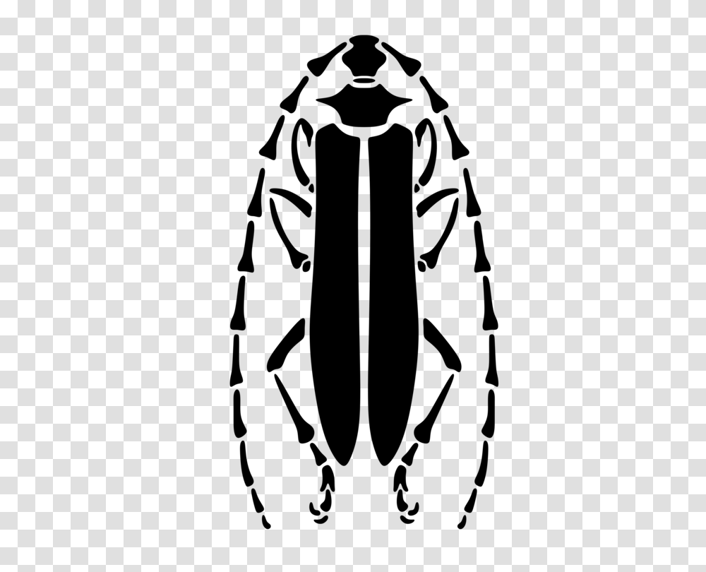 Longhorn Beetle Rubber Stamp Scarabs Paper, Gray, World Of Warcraft Transparent Png