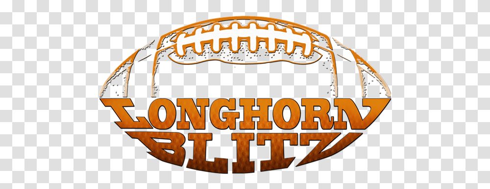Longhorn Blitz Listen To Podcasts Kick American Football, Word, Text, Clothing, Apparel Transparent Png