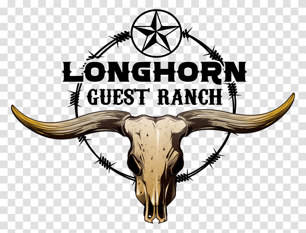 Longhorn Guest Ranch Chamber Member Bull, Cattle, Mammal, Animal, Bird Transparent Png
