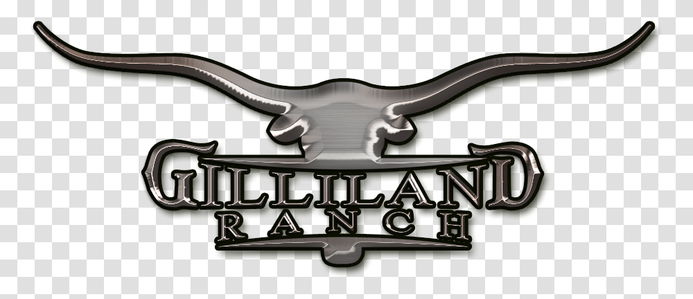 Longhorn Ranch Logo, Trademark, Gate, Weapon Transparent Png