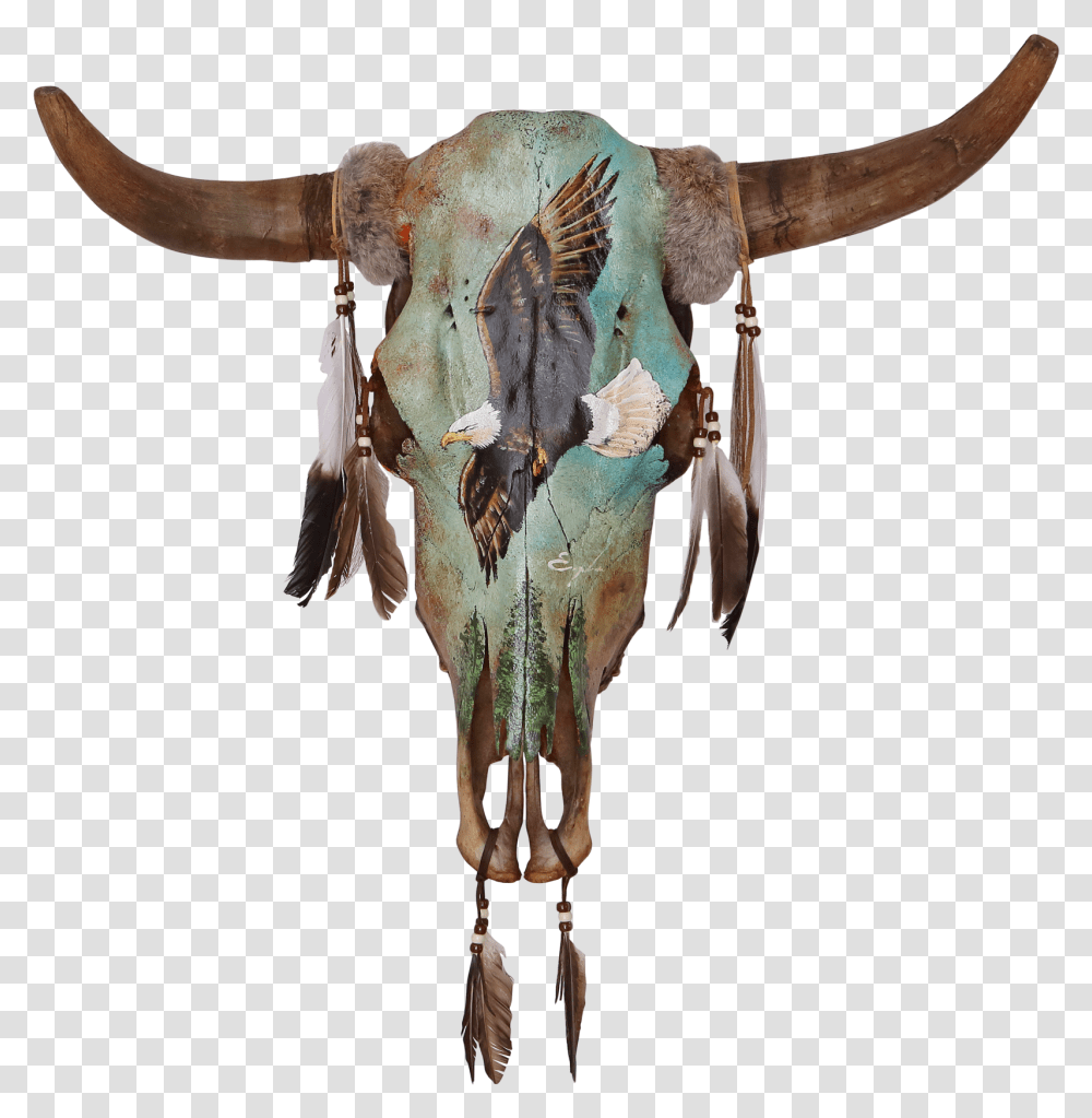 Longhorn Skull, Bull, Mammal, Animal, Cattle Transparent Png