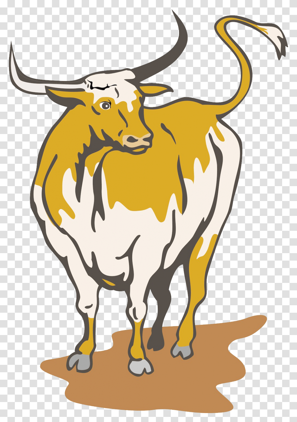 Longhorns Logo Texas Cattle Clipart, Mammal, Animal, Antelope, Wildlife Transparent Png