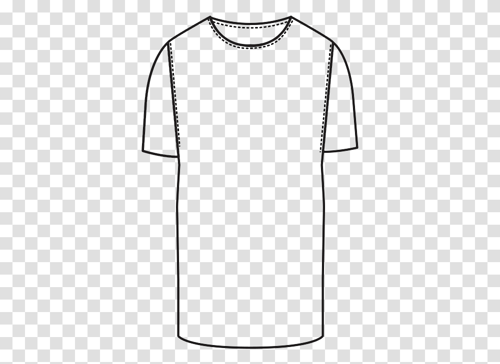 Longline T Shirt Template, Sleeve, Apparel, Long Sleeve Transparent Png
