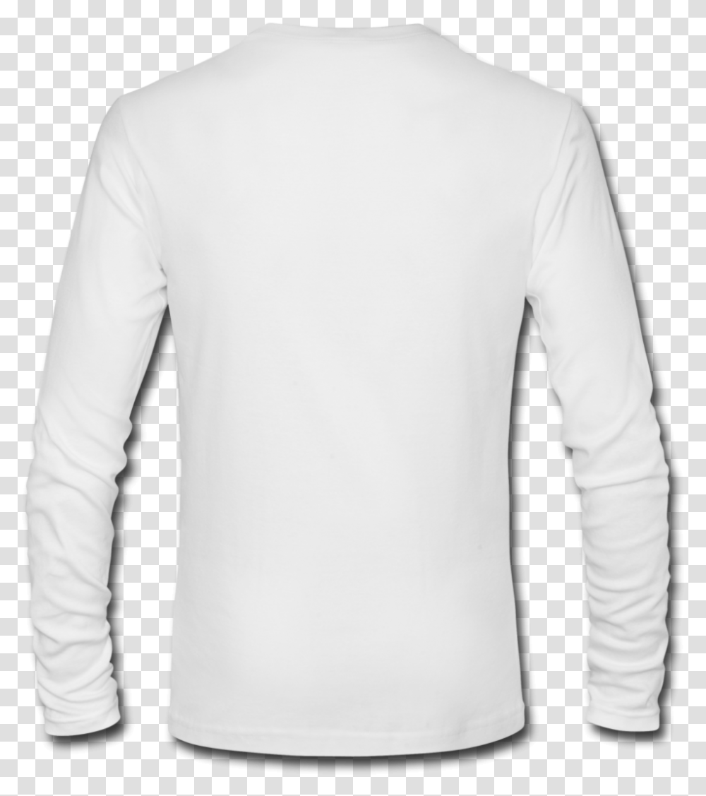 Longsleeve Shirt Cliparts Long Sleeve White Shirt Back, Apparel, Person, Human Transparent Png