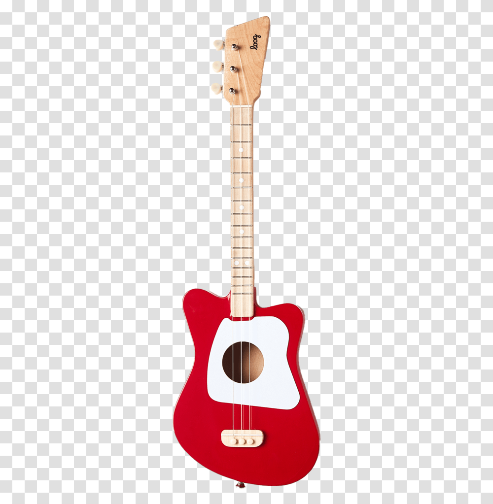Loog Guitar Red Loog Mini Guitar, Leisure Activities, Musical Instrument, Electric Guitar, Bass Guitar Transparent Png