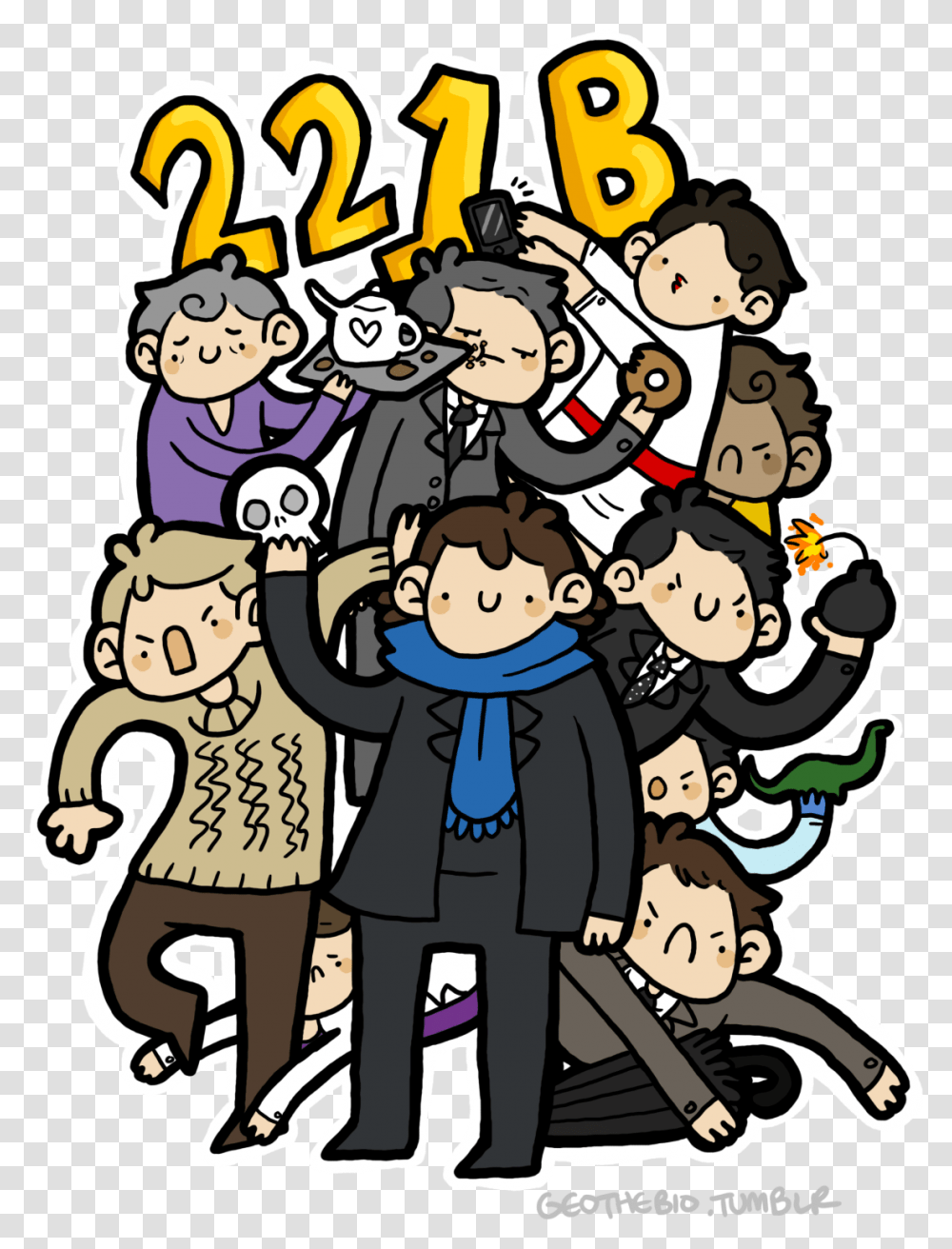 Look I Finally Did Another Sherlock Design Redbubble Geothebio Sherlock, Crowd, Poster, Advertisement Transparent Png