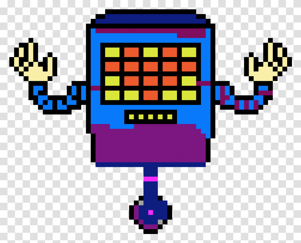 Look Im Making Something Cool So Wait And I Will Make Undertale Mettaton Sprite, Robot, Pac Man Transparent Png