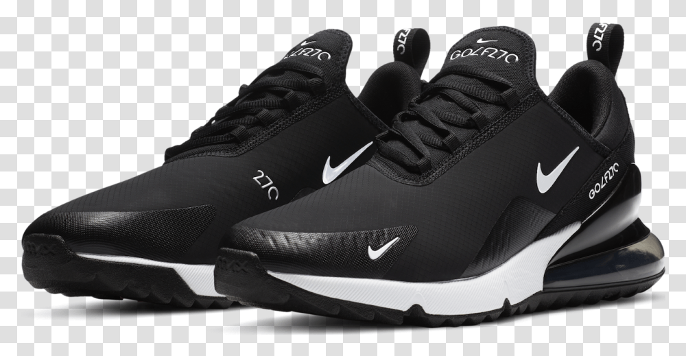 Look Legendary In The Nike Air Max 270 G Nike Golf 270 Black, Clothing, Apparel, Shoe, Footwear Transparent Png