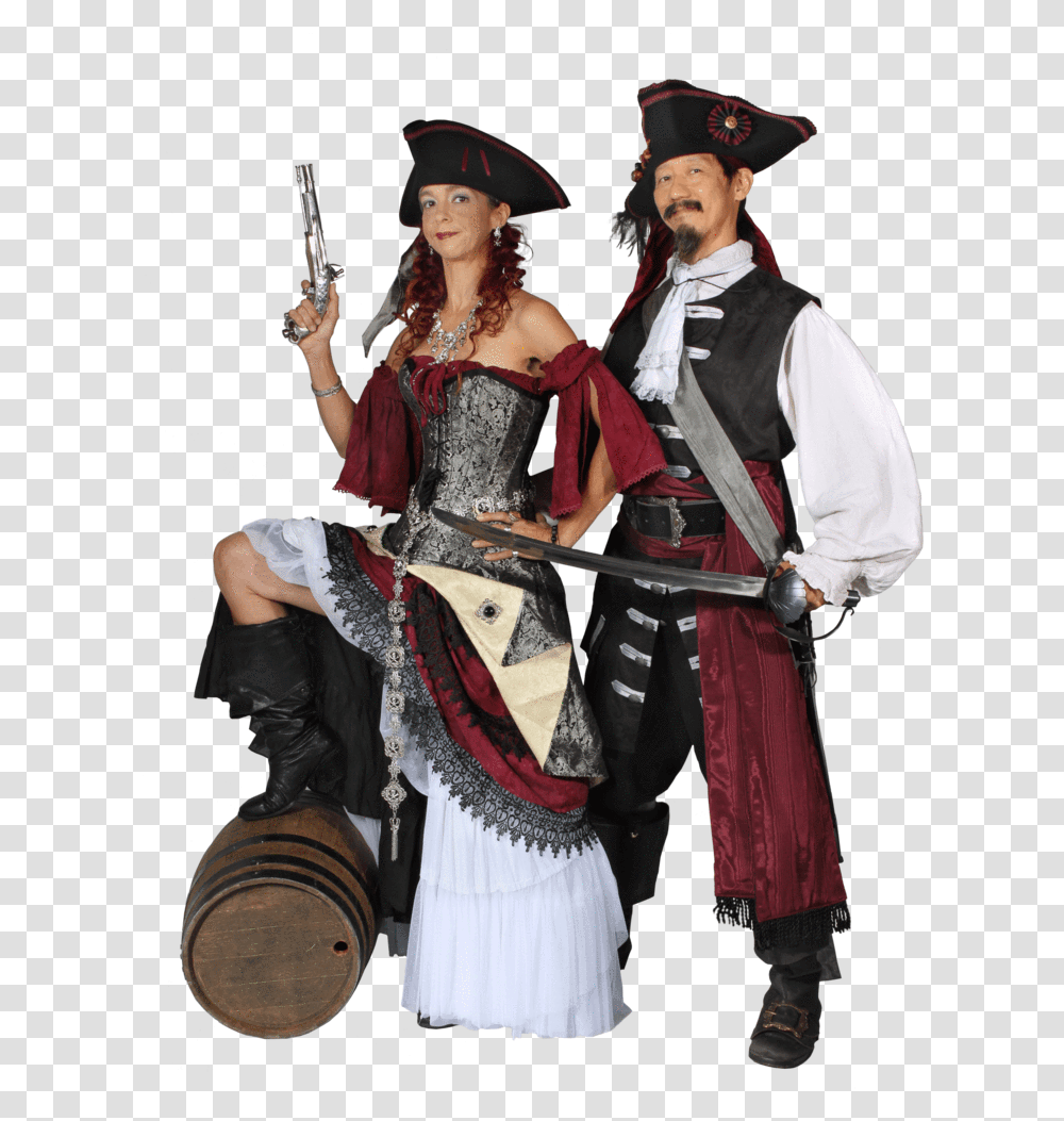 Look Like An Authentic Pirate Even If Ye Be A Land Costume Hat, Person, Human, Apparel Transparent Png