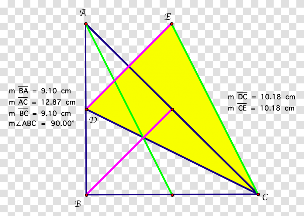 Looking At An Isosceles Triangle We Know That The Median Of Right Scalene Triangle, Light, Laser Transparent Png