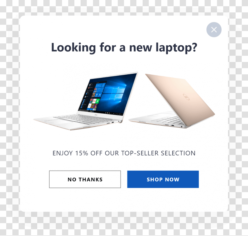 Looking For A New Laptop No Thanks Shop Now Call To Electronics, Computer, Tablet Computer, Pc, Computer Keyboard Transparent Png