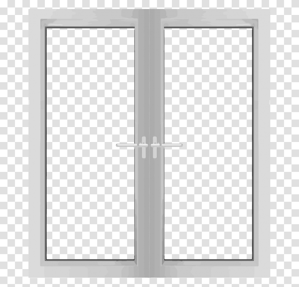 Looking Through The Glassdoor, French Door, Silhouette, Window, Sliding Door Transparent Png