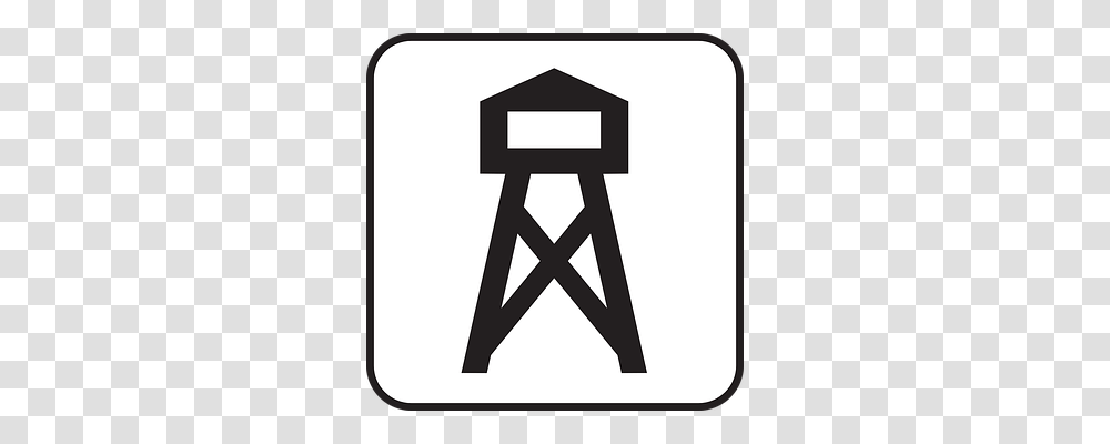 Lookout Tower Symbol, Sign, Label Transparent Png