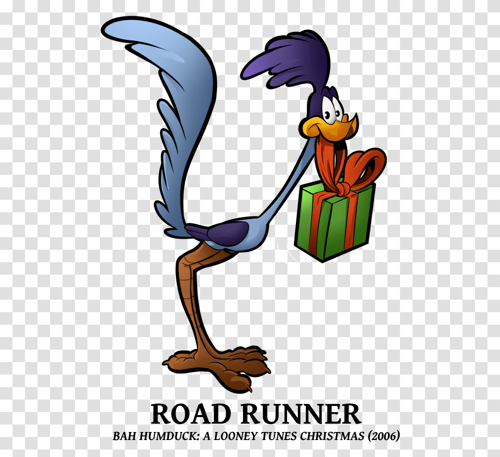 Looney Of Christmas Looney Tunes Road Runner And Coyote, Bird, Animal, Gift, Flying Transparent Png