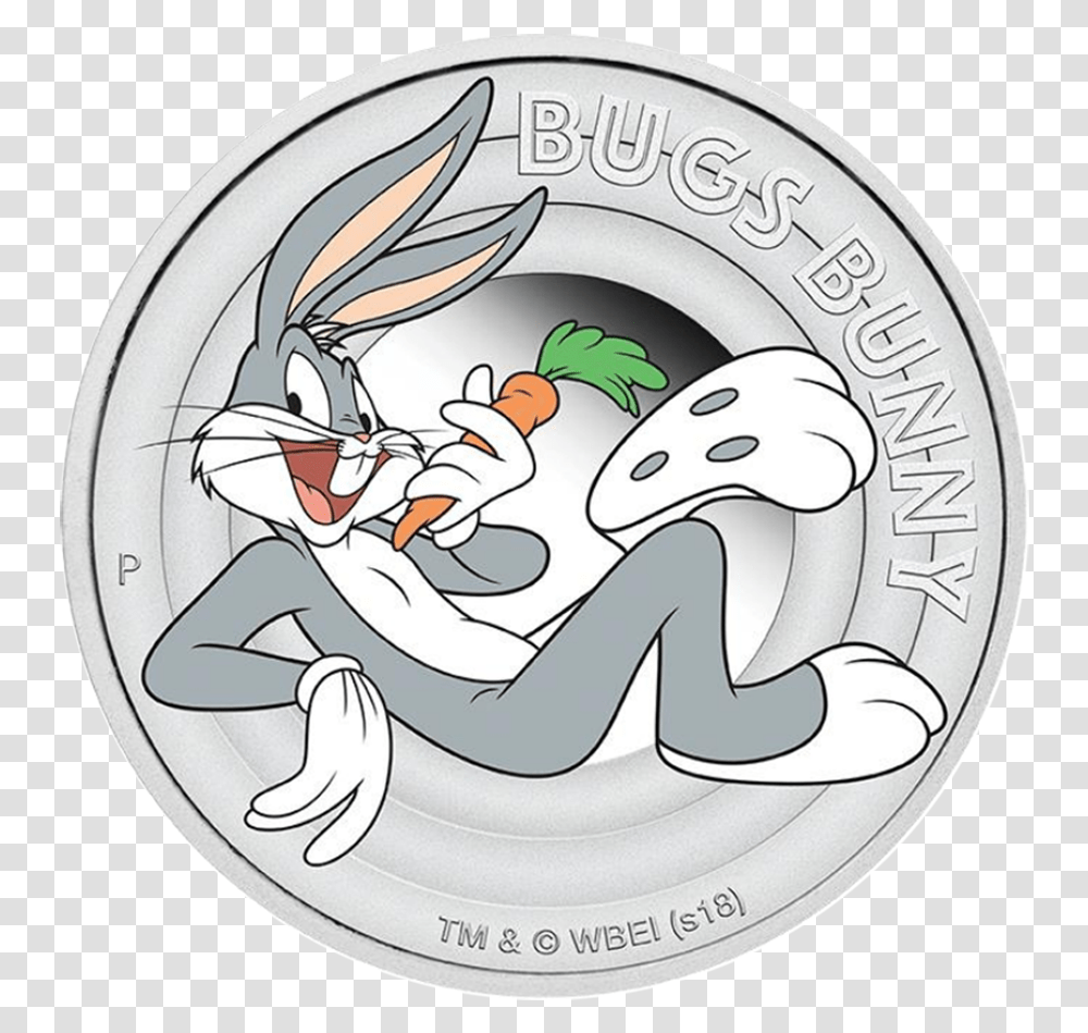 Looney Tunes And Merrie Melodies Bugs Bunny, Coin, Money, Dish, Meal Transparent Png