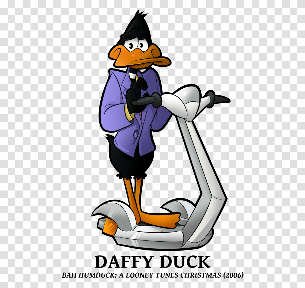 Looney Tunes Clipart Bah Humduck A Looney Tunes Christmas Daffy Duck, Apparel, Toy, Transportation Transparent Png