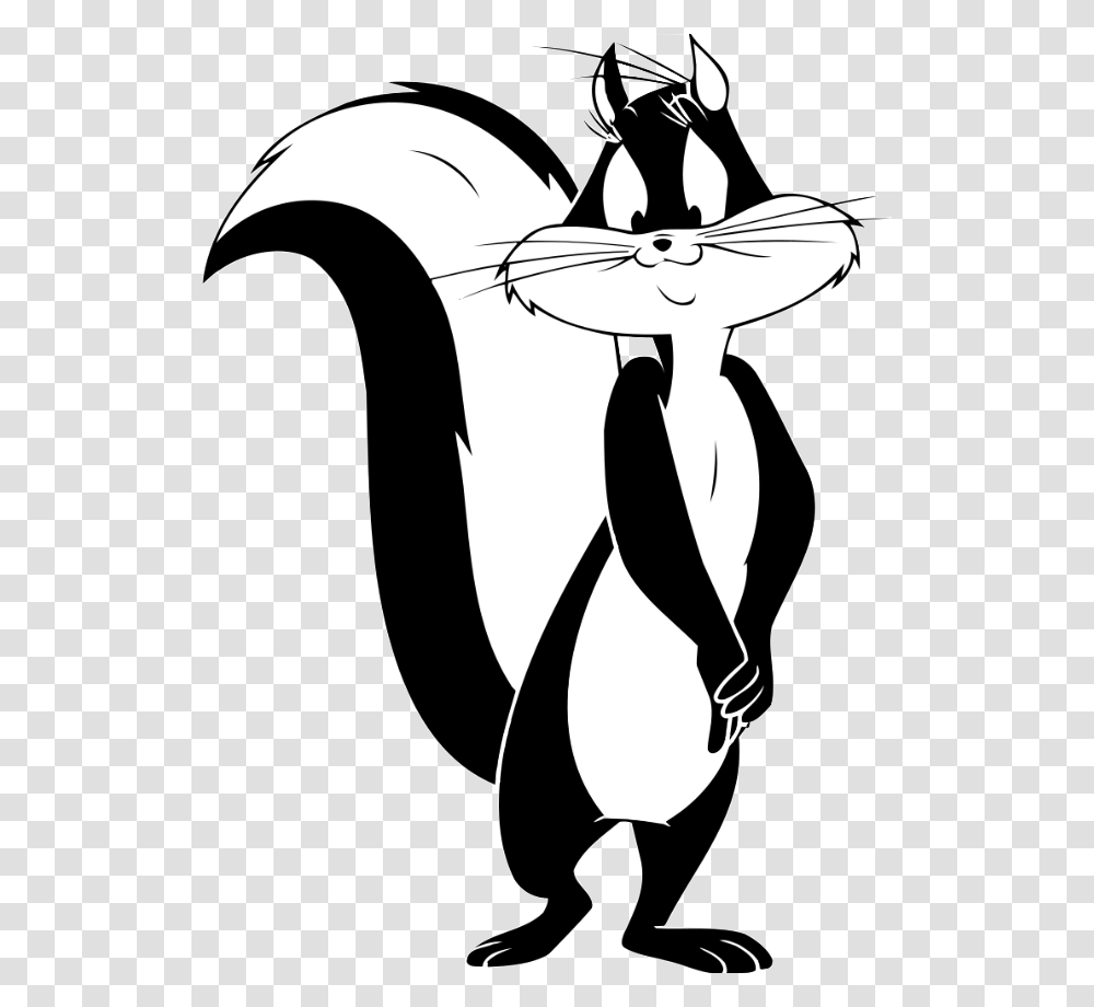 Looney Tunes Wiki Cat From Pepe Le Pew, Stencil, Animal, Mammal, Pet Transp...